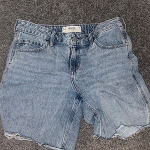 Hollister Faded Blue Denim Shorts